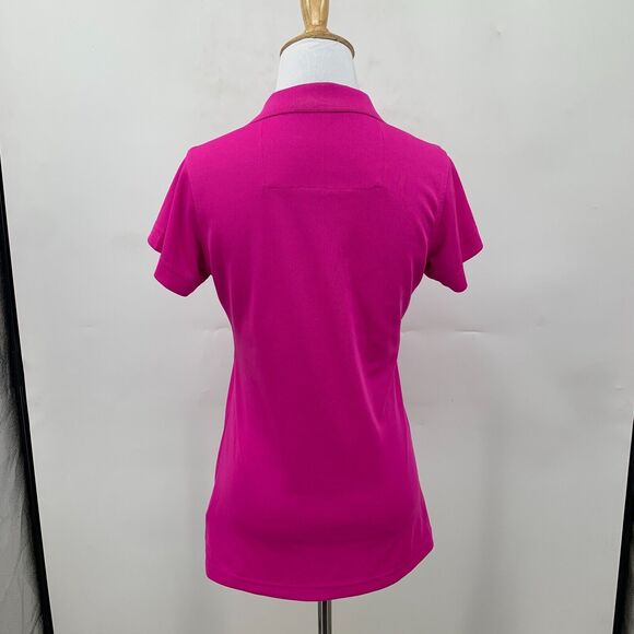 Top Golf Uniform Polo Shirt Women XS Extra Small Honeysuckle Short Sleeve Collar - Picture 3 of 10